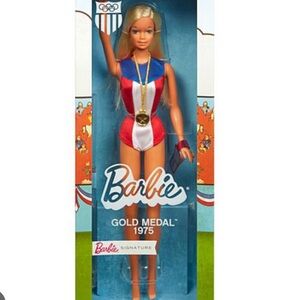 Barbie Gold Medal Barbie 1975 Doll Reproduction NEW IN BOX